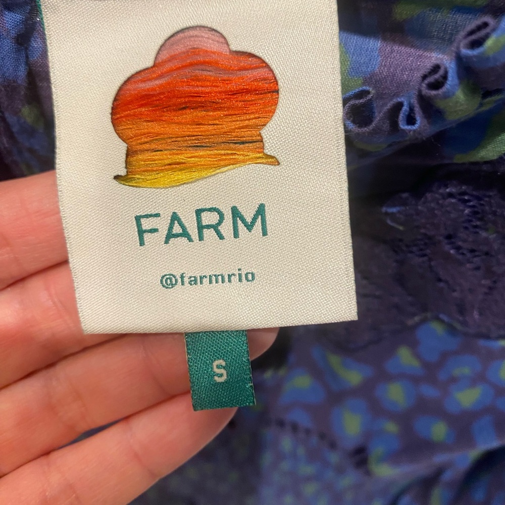 Farm Rio Smocked blouse - Picture 6 of 7